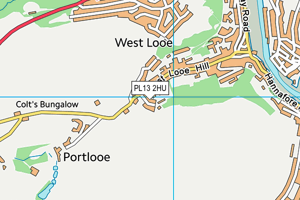 PL13 2HU map - OS VectorMap District (Ordnance Survey) PL13 2HU map - OS VectorMap District (Ordnance Survey)