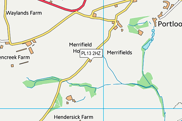 PL13 2HZ map - OS VectorMap District (Ordnance Survey) PL13 2HZ map - OS VectorMap District (Ordnance Survey)