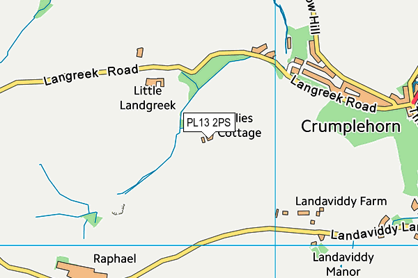 PL13 2PS map - OS VectorMap District (Ordnance Survey) PL13 2PS map - OS VectorMap District (Ordnance Survey)