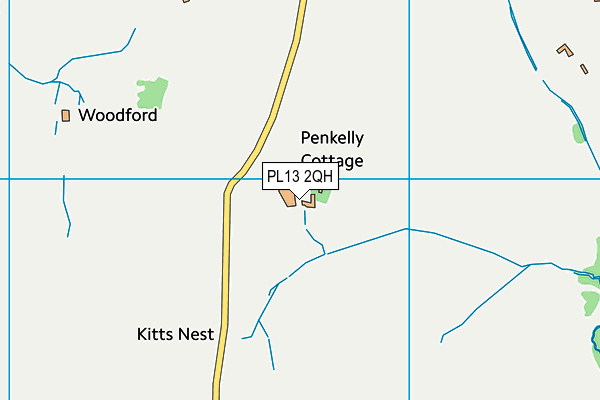 PL13 2QH map - OS VectorMap District (Ordnance Survey) PL13 2QH map - OS VectorMap District (Ordnance Survey)