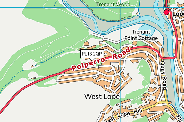 PL13 2QP map - OS VectorMap District (Ordnance Survey) PL13 2QP map - OS VectorMap District (Ordnance Survey)