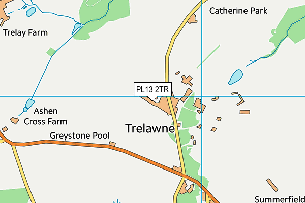 PL13 2TR map - OS VectorMap District (Ordnance Survey) PL13 2TR map - OS VectorMap District (Ordnance Survey)