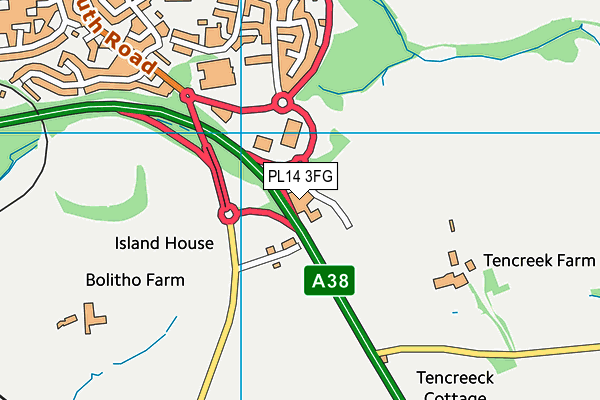 PL14 3FG map - OS VectorMap District (Ordnance Survey) PL14 3FG map - OS VectorMap District (Ordnance Survey)