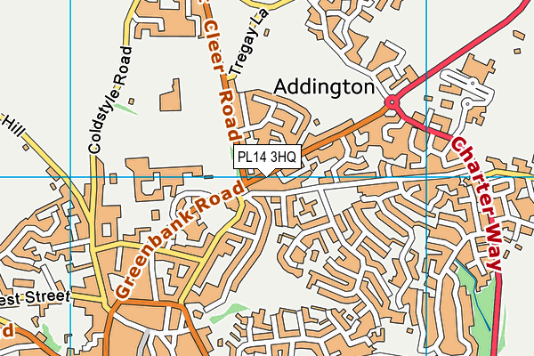 PL14 3HQ map - OS VectorMap District (Ordnance Survey) PL14 3HQ map - OS VectorMap District (Ordnance Survey)