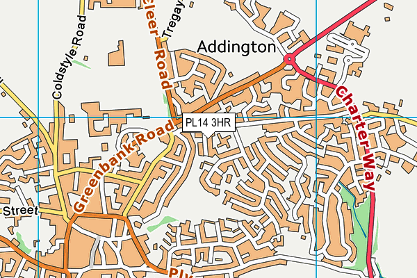 PL14 3HR map - OS VectorMap District (Ordnance Survey) PL14 3HR map - OS VectorMap District (Ordnance Survey)