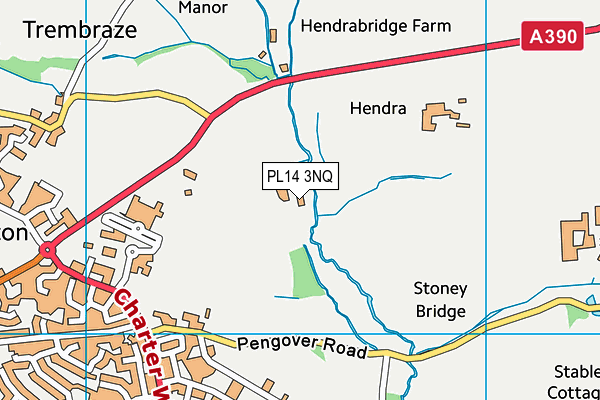 PL14 3NQ map - OS VectorMap District (Ordnance Survey) PL14 3NQ map - OS VectorMap District (Ordnance Survey)