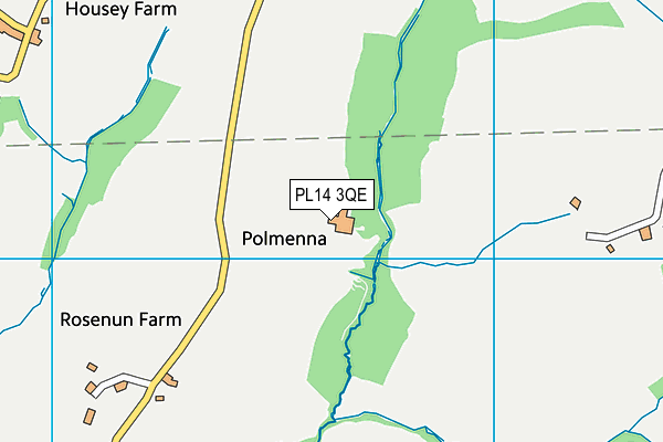 PL14 3QE map - OS VectorMap District (Ordnance Survey) PL14 3QE map - OS VectorMap District (Ordnance Survey)