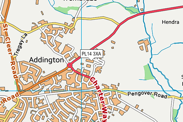 PL14 3XA map - OS VectorMap District (Ordnance Survey) PL14 3XA map - OS VectorMap District (Ordnance Survey)