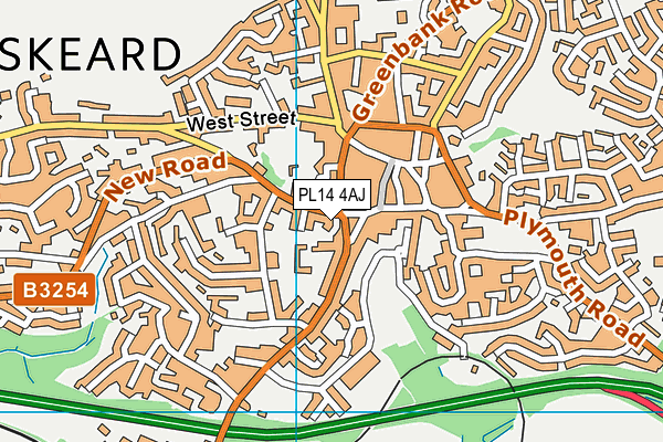 PL14 4AJ map - OS VectorMap District (Ordnance Survey) PL14 4AJ map - OS VectorMap District (Ordnance Survey)