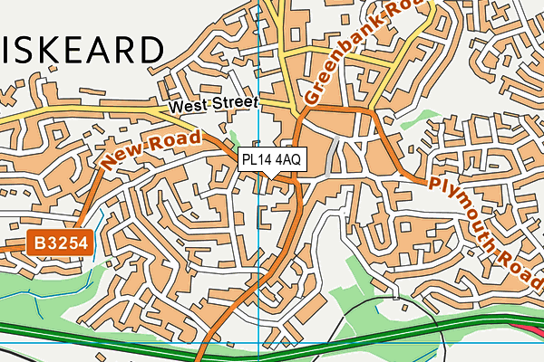 PL14 4AQ map - OS VectorMap District (Ordnance Survey) PL14 4AQ map - OS VectorMap District (Ordnance Survey)