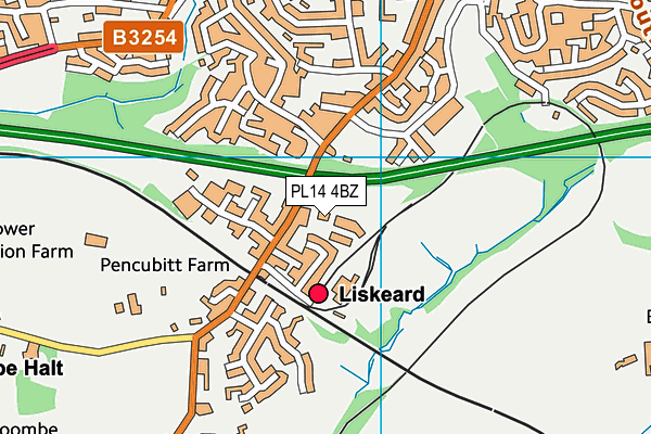PL14 4BZ map - OS VectorMap District (Ordnance Survey) PL14 4BZ map - OS VectorMap District (Ordnance Survey)