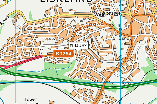 PL14 4HX map - OS VectorMap District (Ordnance Survey) PL14 4HX map - OS VectorMap District (Ordnance Survey)