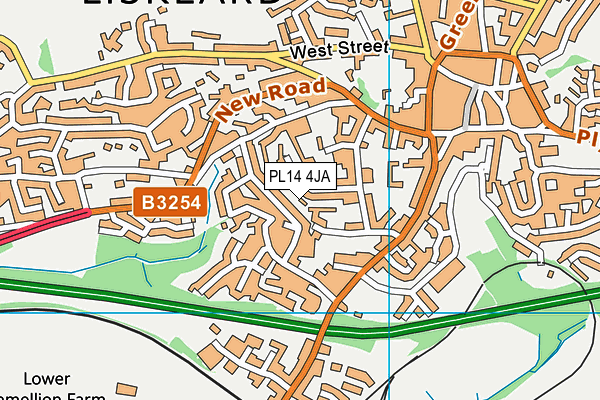 PL14 4JA map - OS VectorMap District (Ordnance Survey) PL14 4JA map - OS VectorMap District (Ordnance Survey)