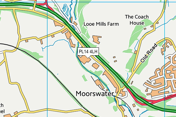 PL14 4LH map - OS VectorMap District (Ordnance Survey) PL14 4LH map - OS VectorMap District (Ordnance Survey)