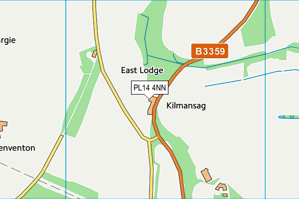 PL14 4NN map - OS VectorMap District (Ordnance Survey) PL14 4NN map - OS VectorMap District (Ordnance Survey)