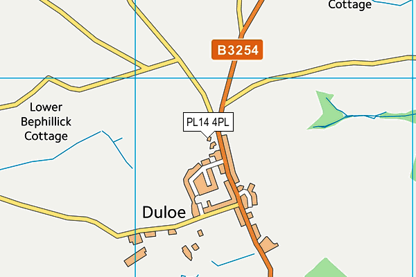 PL14 4PL map - OS VectorMap District (Ordnance Survey) PL14 4PL map - OS VectorMap District (Ordnance Survey)