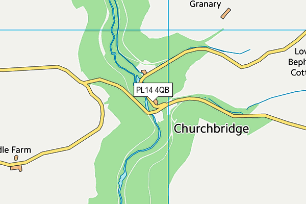 PL14 4QB map - OS VectorMap District (Ordnance Survey) PL14 4QB map - OS VectorMap District (Ordnance Survey)