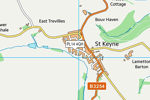 PL14 4QH map - OS VectorMap District (Ordnance Survey) PL14 4QH map - OS VectorMap District (Ordnance Survey)