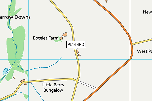PL14 4RD map - OS VectorMap District (Ordnance Survey) PL14 4RD map - OS VectorMap District (Ordnance Survey)