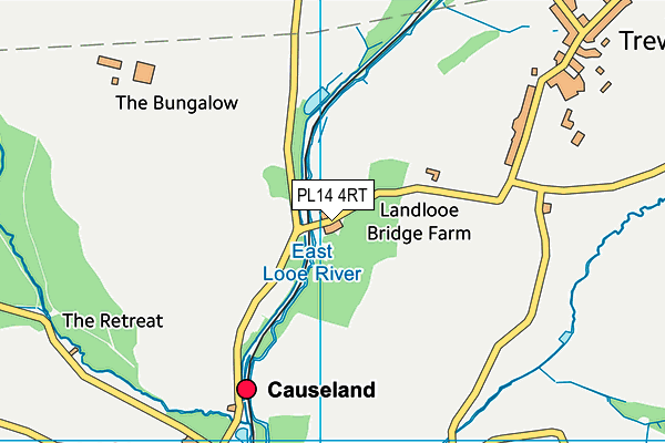 PL14 4RT map - OS VectorMap District (Ordnance Survey) PL14 4RT map - OS VectorMap District (Ordnance Survey)