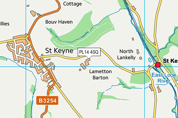 PL14 4SQ map - OS VectorMap District (Ordnance Survey) PL14 4SQ map - OS VectorMap District (Ordnance Survey)