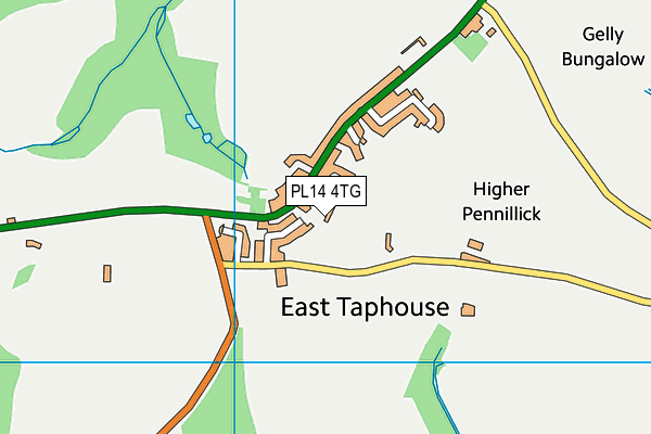 PL14 4TG map - OS VectorMap District (Ordnance Survey) PL14 4TG map - OS VectorMap District (Ordnance Survey)
