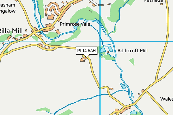 PL14 5AH map - OS VectorMap District (Ordnance Survey) PL14 5AH map - OS VectorMap District (Ordnance Survey)