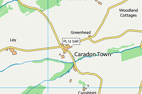 PL14 5AR map - OS VectorMap District (Ordnance Survey) PL14 5AR map - OS VectorMap District (Ordnance Survey)