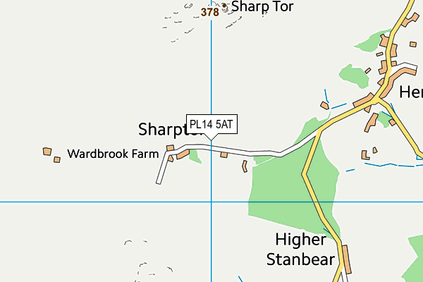 PL14 5AT map - OS VectorMap District (Ordnance Survey) PL14 5AT map - OS VectorMap District (Ordnance Survey)