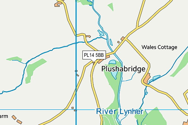 PL14 5BB map - OS VectorMap District (Ordnance Survey) PL14 5BB map - OS VectorMap District (Ordnance Survey)