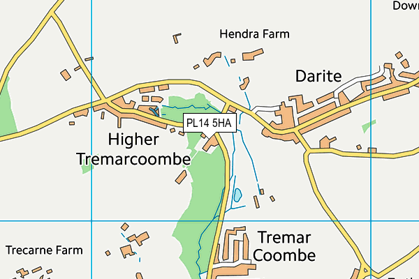 PL14 5HA map - OS VectorMap District (Ordnance Survey) PL14 5HA map - OS VectorMap District (Ordnance Survey)