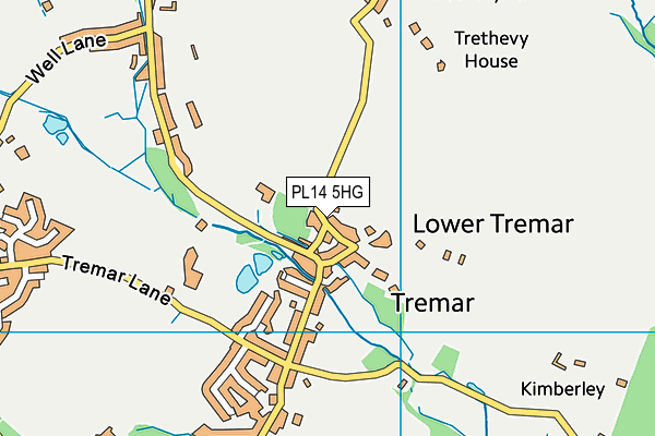 PL14 5HG map - OS VectorMap District (Ordnance Survey) PL14 5HG map - OS VectorMap District (Ordnance Survey)