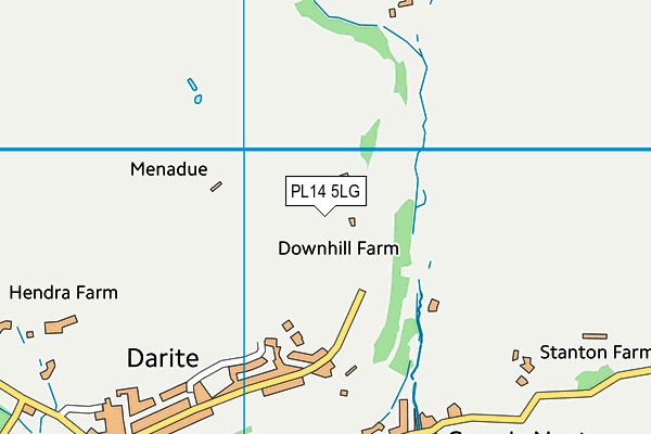 PL14 5LG map - OS VectorMap District (Ordnance Survey) PL14 5LG map - OS VectorMap District (Ordnance Survey)
