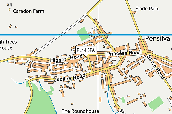 PL14 5PA map - OS VectorMap District (Ordnance Survey) PL14 5PA map - OS VectorMap District (Ordnance Survey)