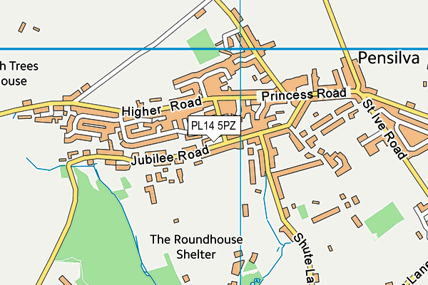 PL14 5PZ map - OS VectorMap District (Ordnance Survey) PL14 5PZ map - OS VectorMap District (Ordnance Survey)