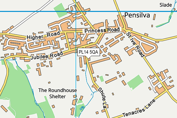 PL14 5QA map - OS VectorMap District (Ordnance Survey) PL14 5QA map - OS VectorMap District (Ordnance Survey)
