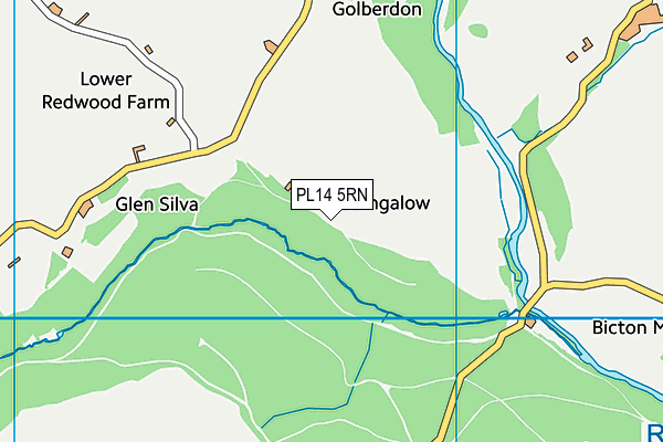 PL14 5RN map - OS VectorMap District (Ordnance Survey) PL14 5RN map - OS VectorMap District (Ordnance Survey)