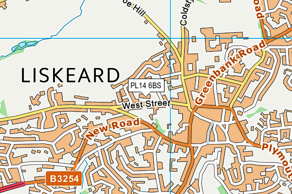 PL14 6BS map - OS VectorMap District (Ordnance Survey) PL14 6BS map - OS VectorMap District (Ordnance Survey)