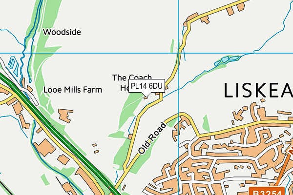 PL14 6DU map - OS VectorMap District (Ordnance Survey) PL14 6DU map - OS VectorMap District (Ordnance Survey)