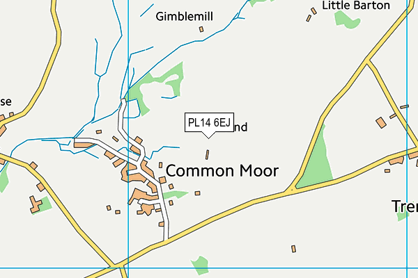 PL14 6EJ map - OS VectorMap District (Ordnance Survey) PL14 6EJ map - OS VectorMap District (Ordnance Survey)
