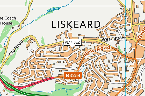 PL14 6EZ map - OS VectorMap District (Ordnance Survey) PL14 6EZ map - OS VectorMap District (Ordnance Survey)
