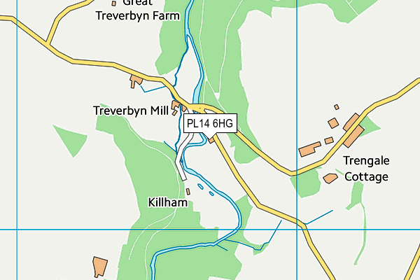 PL14 6HG map - OS VectorMap District (Ordnance Survey) PL14 6HG map - OS VectorMap District (Ordnance Survey)