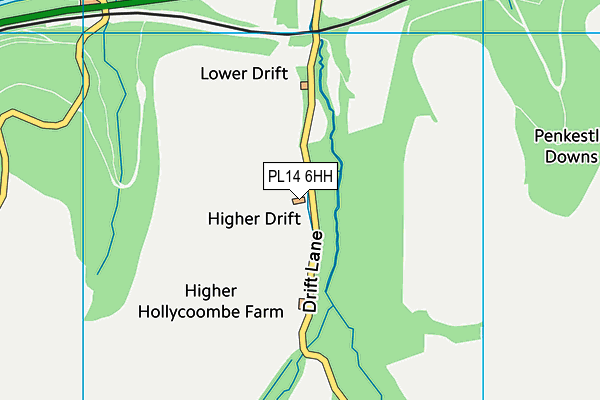 PL14 6HH map - OS VectorMap District (Ordnance Survey) PL14 6HH map - OS VectorMap District (Ordnance Survey)