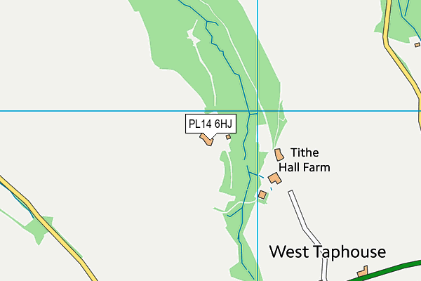 PL14 6HJ map - OS VectorMap District (Ordnance Survey) PL14 6HJ map - OS VectorMap District (Ordnance Survey)