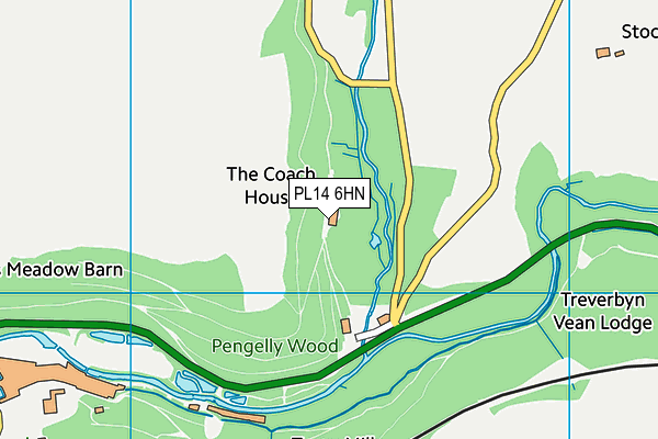 PL14 6HN map - OS VectorMap District (Ordnance Survey) PL14 6HN map - OS VectorMap District (Ordnance Survey)