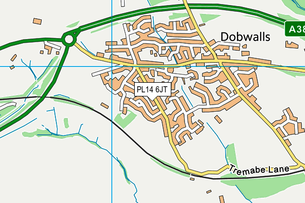 PL14 6JT map - OS VectorMap District (Ordnance Survey) PL14 6JT map - OS VectorMap District (Ordnance Survey)