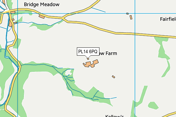 PL14 6PQ map - OS VectorMap District (Ordnance Survey) PL14 6PQ map - OS VectorMap District (Ordnance Survey)