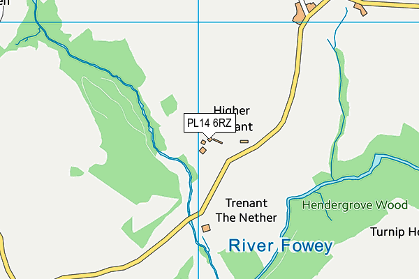 PL14 6RZ map - OS VectorMap District (Ordnance Survey) PL14 6RZ map - OS VectorMap District (Ordnance Survey)