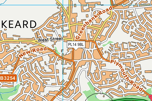 PL14 9BL map - OS VectorMap District (Ordnance Survey) PL14 9BL map - OS VectorMap District (Ordnance Survey)
