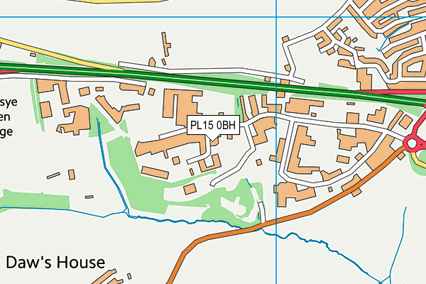 PL15 0BH map - OS VectorMap District (Ordnance Survey) PL15 0BH map - OS VectorMap District (Ordnance Survey)